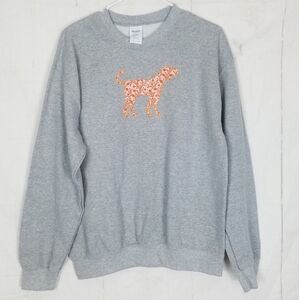Gildan dog gray sweatshirt